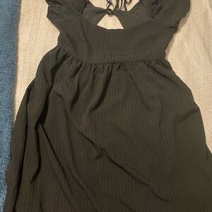 Forever 21 Black Backless Dress